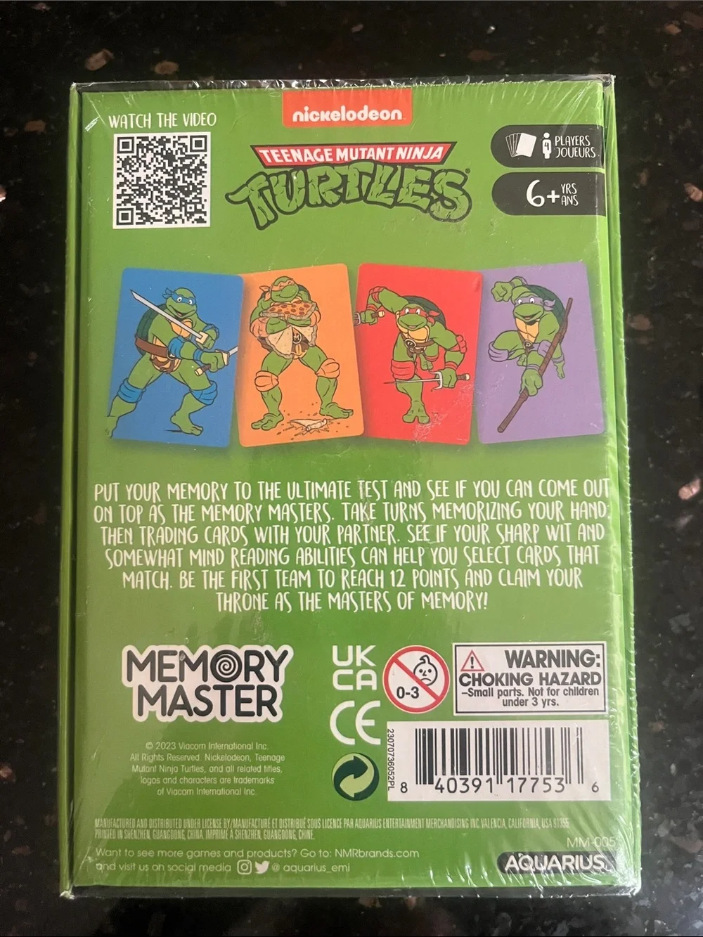 TMNT Memory Master Game